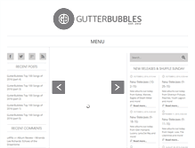 Tablet Screenshot of gutterbubbles.com